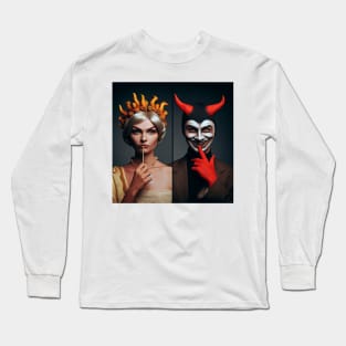 Cruel fear and temptation who can you trust? Long Sleeve T-Shirt